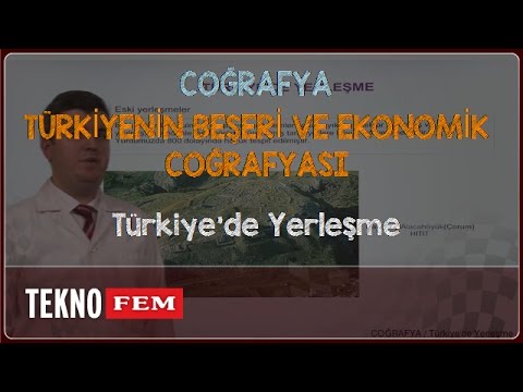 YGS-LYS COĞRAFYA - Türkiye'de Yerleşme
