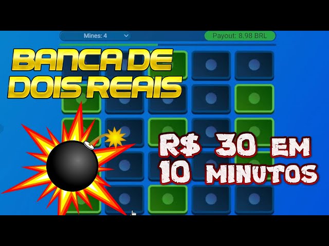 MINES - COMO JOGAR COM BANCA DE 2 REAIS [JOGO DA MINA!] 