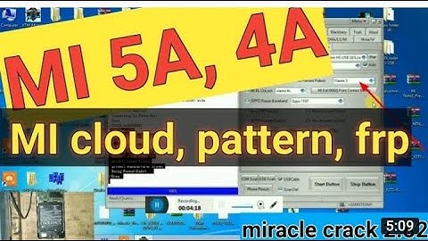 REDMI 5A MI ACCOUNT REMOVE Miracle Crack 2.82//Radmi 5a mi account remove miracle crack 2.82