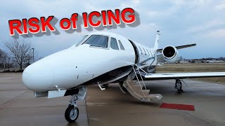 Cessna Citation XL, ICING THREAT and ATC Shout Out