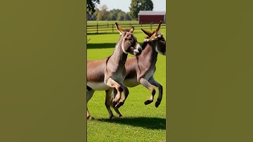 Cute Donkeys Dancing 🎶UNEXPECTED Twist!🐴💃 #shorts #ai #funny