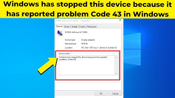 Windows has stopped this device because it has reported problem Code 43 in Windows 11/10/8/7 - FIX