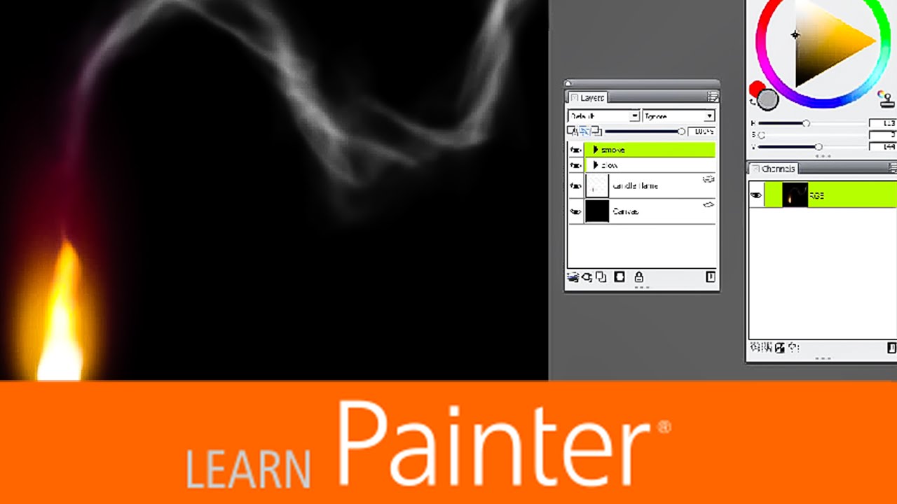 painting a feather in corel painter tutorial