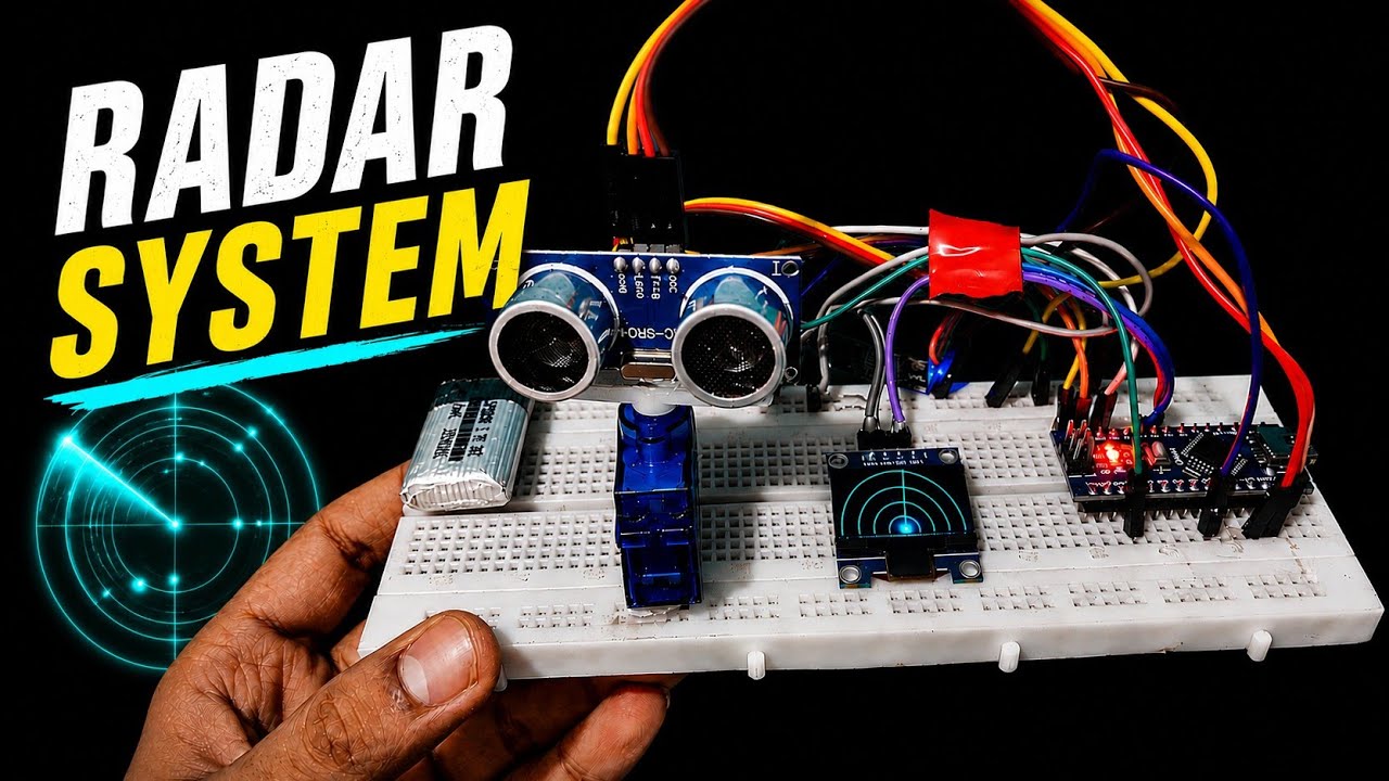DIY Mini Radar System with Arduino | DIY Ultrasonic Radar System 🔥 ...