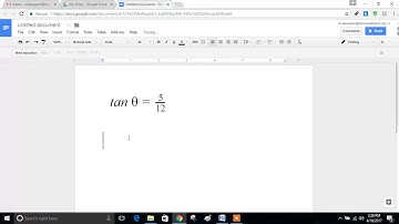 Equation Editor Tutorial