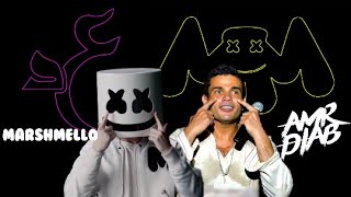 عمرو دياب - باين حبيت (كلمات) Marshmello & Amr Diab | Bayen Habiet "In Love" Lyric Music Video