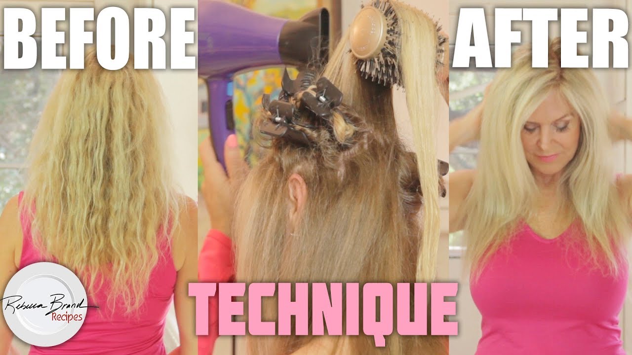 How to Blow Dry Kinky Hair to Sleek Salon Style At Home Fast