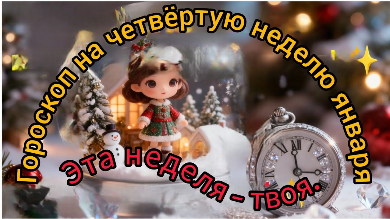 Гороскоп на четвёртую неделю января | Любовь, работа, финансы