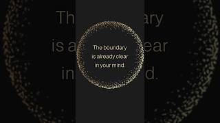 Why you can’t set boundries? #choices #authority #sovereign #decision #selfregulation