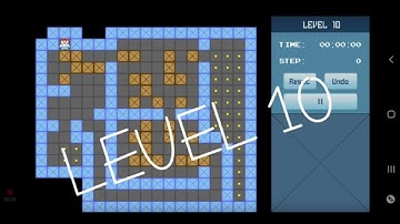 Classic Sokoban Level 10 | without UNDO | Solution 1 - 90