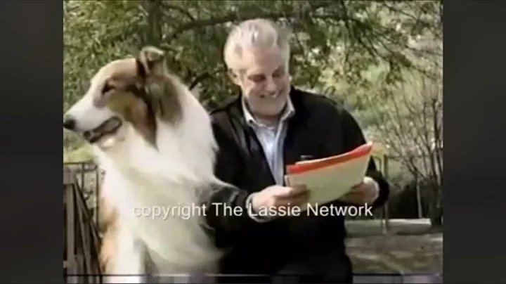 Bob Weatherwax training Lassie and reading fan mail