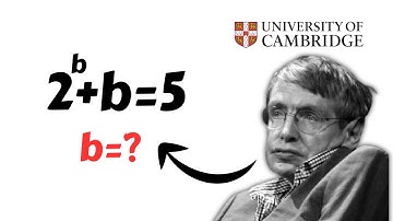 Cambridge University | Tricky Entrance Exam Question | Math Olympiad | Mathematics | Pi Nerds