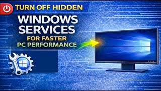 Turn Off Hidden Windows Services for Faster PC Performance Speed Up Windows 10/11 #windows11 #pc