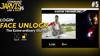 How to create FACE Recognition in GUI Extra-FULL | Futuristic AI JARVIS Tutorial Part-5