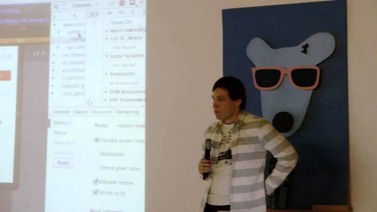 Дмитрий Гозман – chrome devTools device mode
