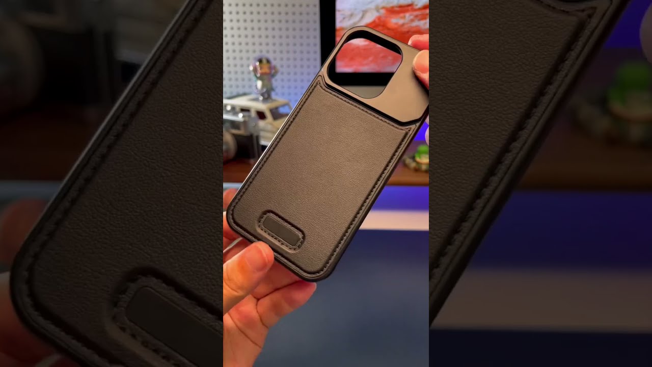 Luxury Metal Leather Phone Case For iPhone 15 14 13 Pro Max Aluminum Magnetic Phone Cover - Skycover