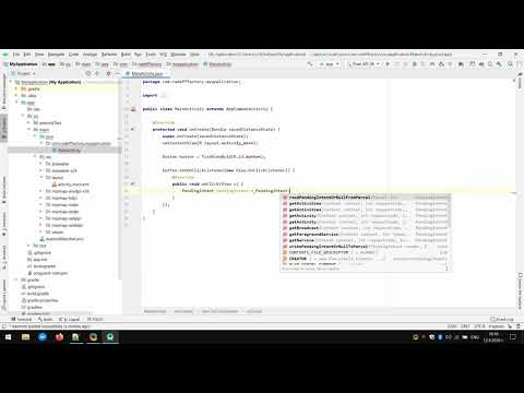 Restart app after time in Android Studio