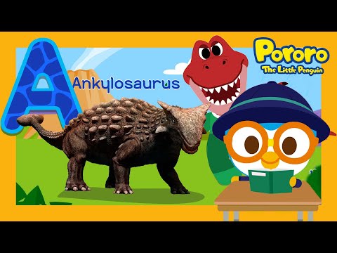 Pororo Dinosaur Kindergarten Mr T REX S ABC Class Dinosaur Animation For Kids Pororo English
