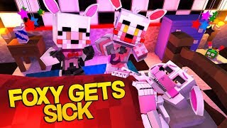 Minecraft Fnaf: Funtime Foxy Gets Insanely Sick At His Kids Daycare (Minecraft Roleplay)