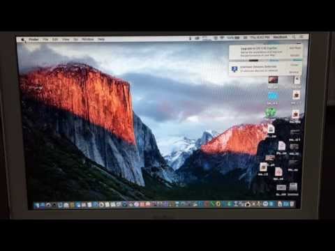 Mac OS X El Capitan on Macbook white mid 2009