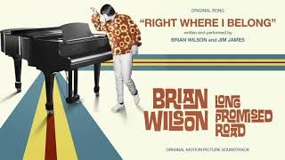 Vignette de la vidéo "Brian Wilson and Jim James - Right Where I Belong (Official Video)"