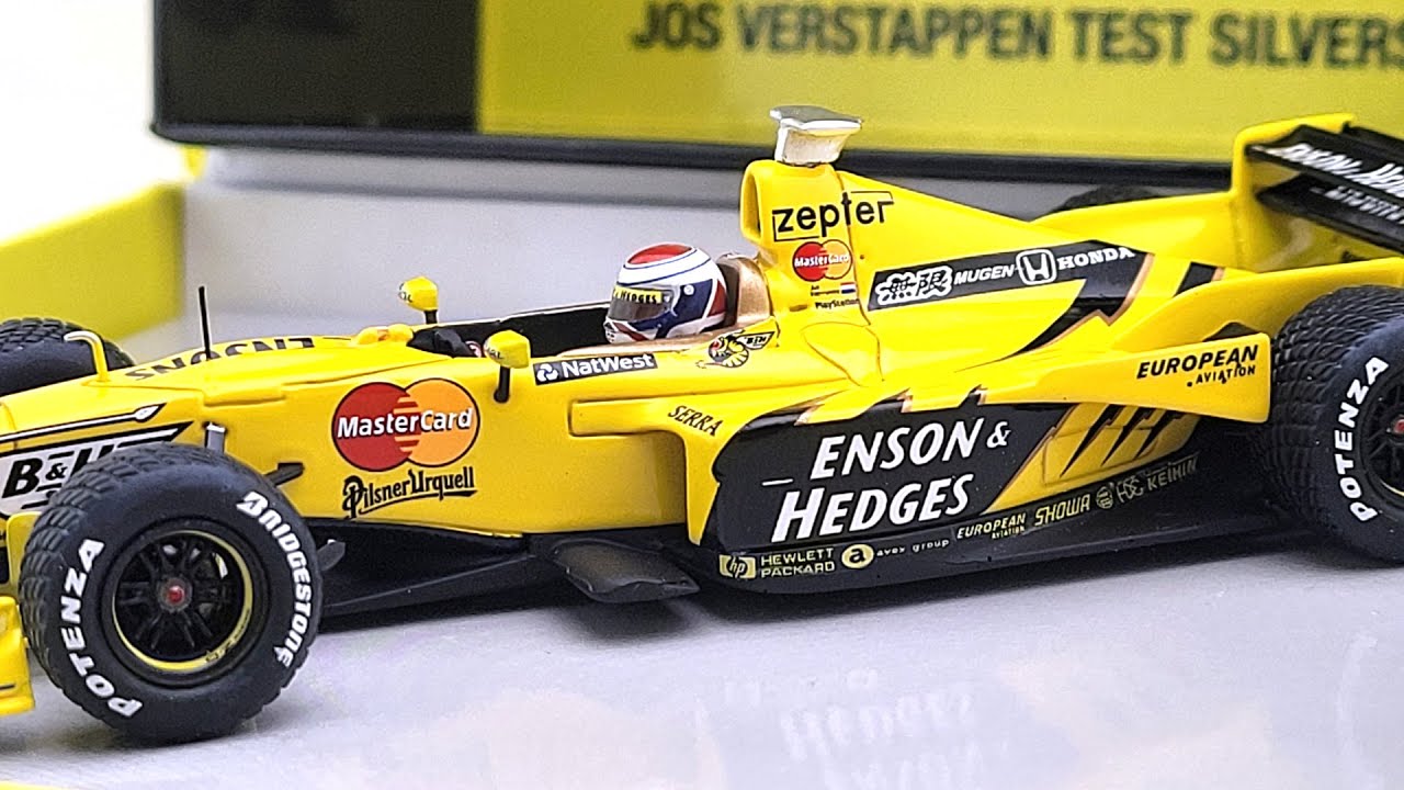 1999 Jos Verstappen Jordan Mugen 199 - YouTube