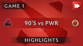90's Gaming vs Power Gaming [Game 1] SEA Kappa Invitationals - Dota Highlights