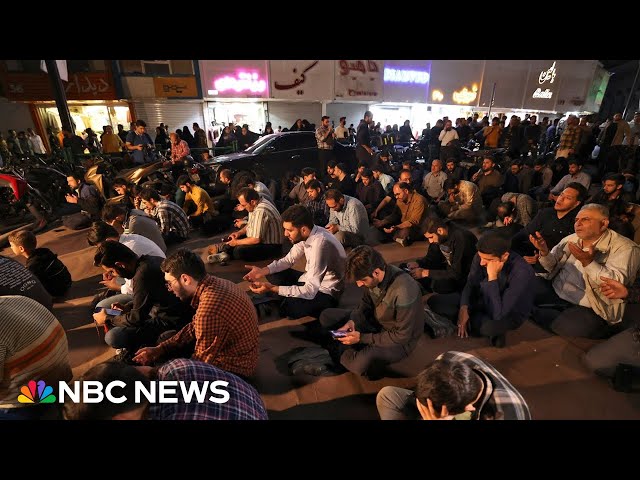 Group prayers take place in Tehran for Iran’s president following chopper crash