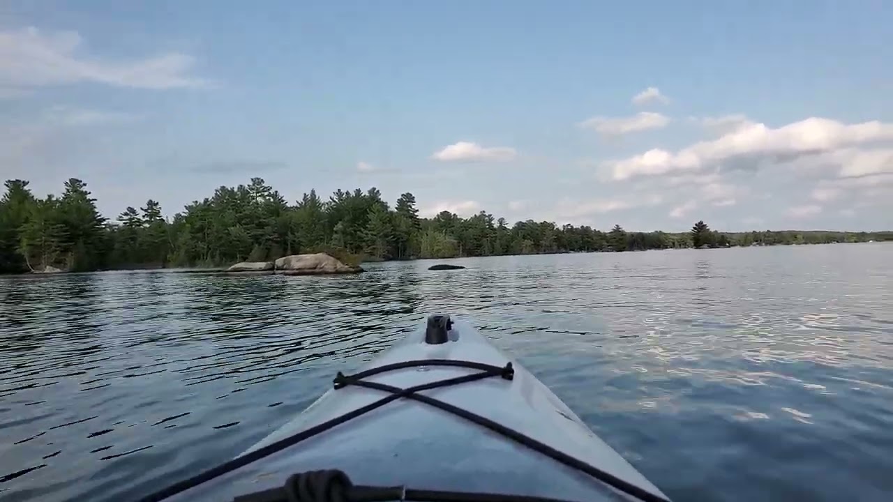 Kayaking Lower Buckhorn lake. Sept. 2022.