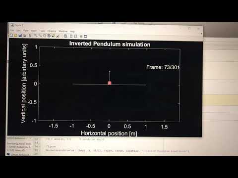 Inverted pendulum with euler integration