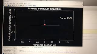 Inverted pendulum with euler integration