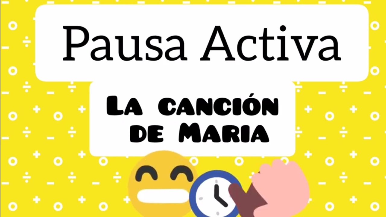 Pausa Activa para primaria. Pausa activa musical. Canción: Esta es Maria. Profe Igonel Madriz