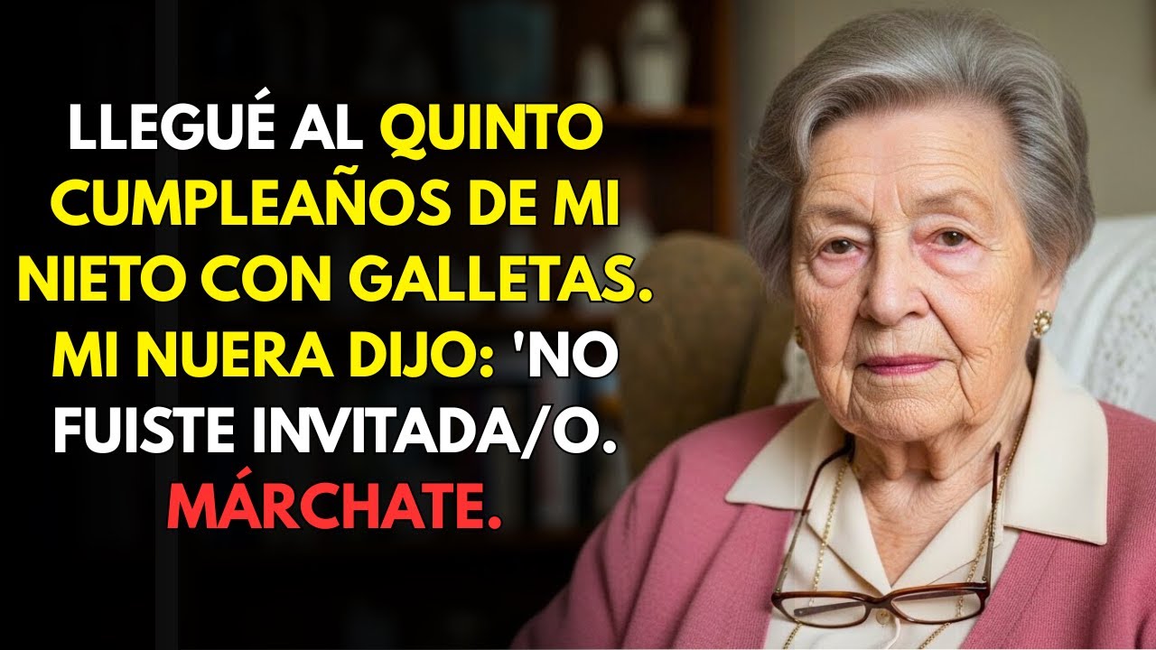 Llegué al cumpleaños de mi nieto y su madre me dijo: 'No estabas invitado/a. Por favor, vete