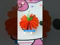 DIY Halloween pumpkin 🎃/ cute and spooky paper pumpkin/ Halloween decorations/#shorts #shortvideo