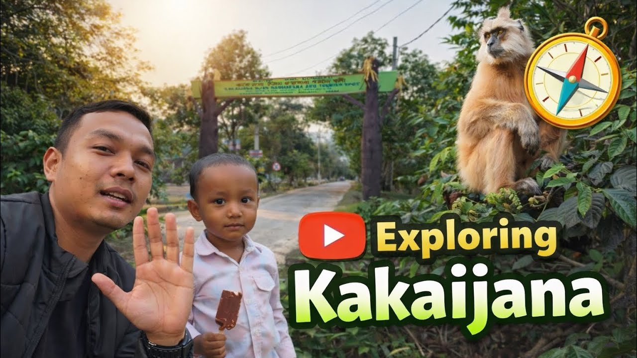Exploring Kakaijana 🐒 | Golden Langur Spotting & Family Vlog Adventure 🌿✨
