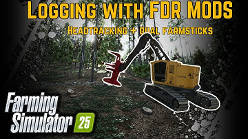 FS25 | Logging with FDR mods!