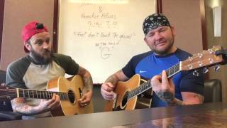 Video thumbnail of ""Guitar Talk" with Stoney LaRue and Frenchie Blues: Feet Don't Touch The Ground"