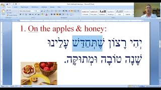 How to Chant the Rosh Hashanah Blessings: Apples and Honey and Pomegranate