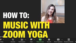 How to play background music on zoom for online yoga (ON COMPUTER) screenshot 4