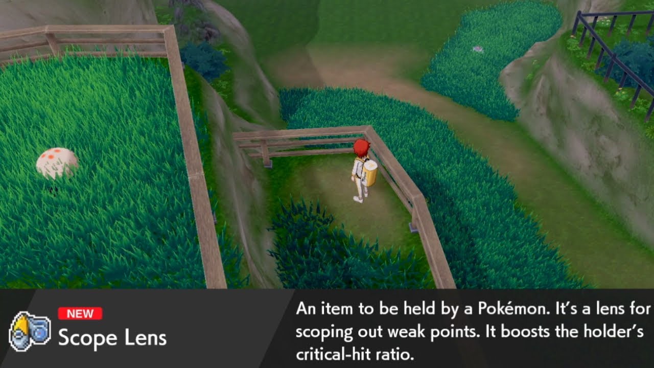 Scope Lens Item Location (Route 9) Pokemon Sword & Shield YouTube