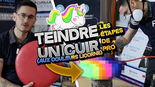 [TUTO] Comment changer la couleur d'un siège en cuir ? (aux couleurs LICORNE 🦄)