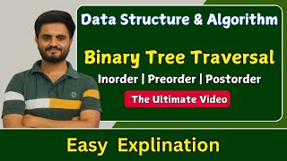 Binary tree traversal( Inorder, preorder, postorder ) |Data Structures | All universities