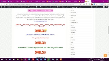 Walton Primo GM3 Flash File Mt6739 8.1 & Fastboot Mode Fix Customer Care File