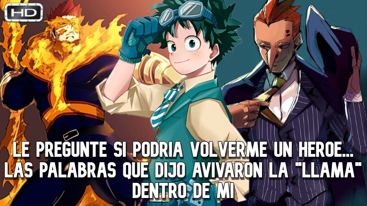 QHPS Izuku Fuera Salvado Del Villano Del Lodo Por Endeavor En Lugar De All Might?