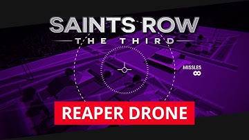 SAINTS ROW THE THIRD - UAV Reaper Drone Remake [Unity 3D]