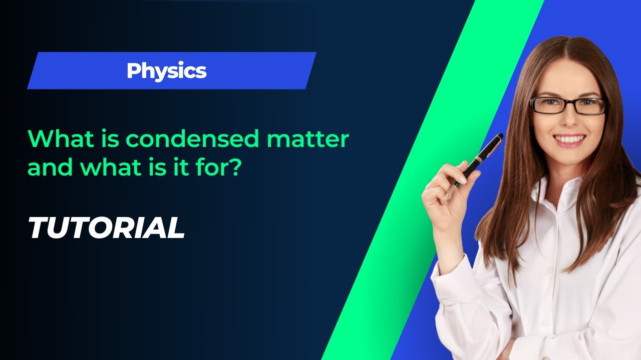 Condensed matter physics Introduction YouTube