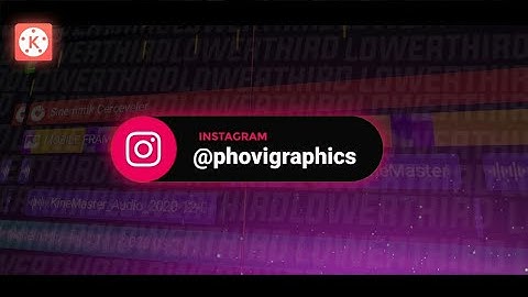 LOWERTHIRD IN KINEMASTER || KINEMASTER TUTORIAL || HOW TO MAKE LOWERTHIRD