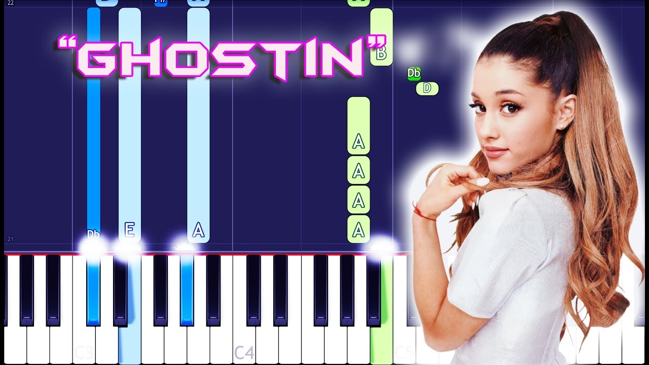 Personal Subproducto Relacionado Ariana Grande - ghostin Piano Tutorial EASY (Piano Cover) - YouTube