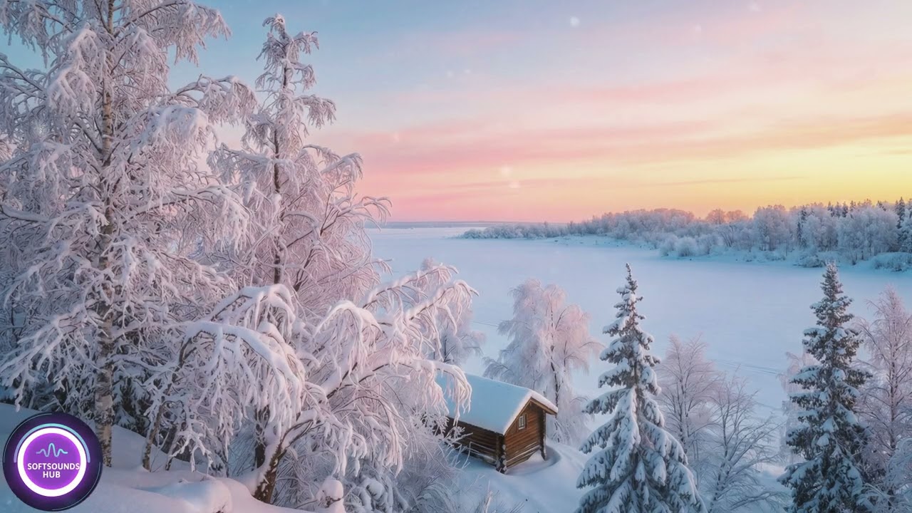 Magical Winter Ambience ❄️ - Soothing Relaxing Music for Stress Relief & Chill