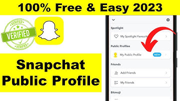 How to Make Public Profile on Snapchat (Urdu/Hindi) Easy steps 2023 (Android/IOS)